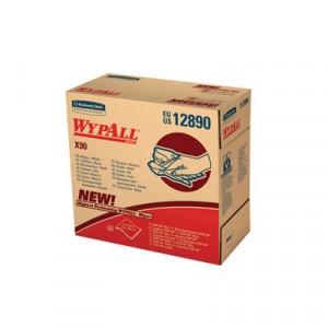 WYPALL X90 Cloths Industrial 8 3/10x16 4/5 White 68/Box