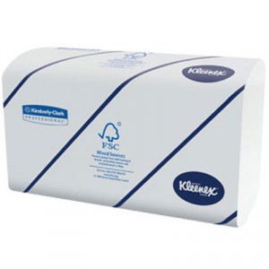 KLEENEX Multifold Towels, 16.3x8.5, 2-Ply, White, 94/Pack