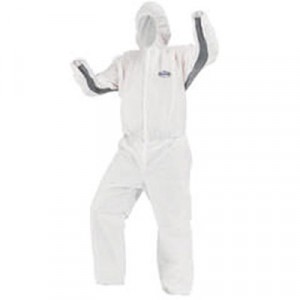 KLEENGUARD A30 Particle Protection Stretch Coveralls, 2X-Large, White