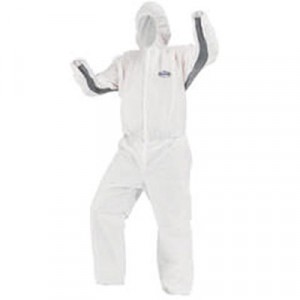 KLEENGUARD A30 Particle Protection Stretch Coveralls, 3X-Large, White
