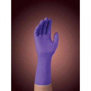 PURPLE NITRILE SAFESKIN Xtra Exam Gloves, Large, 12 in Length