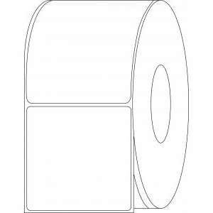 Label Thermal Transfer 4x4 3" core Perforated 1500/RL 4/CS