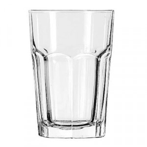 Gibraltar Glass Tumblers, Beverage, 14oz, 5 1/8" Tall