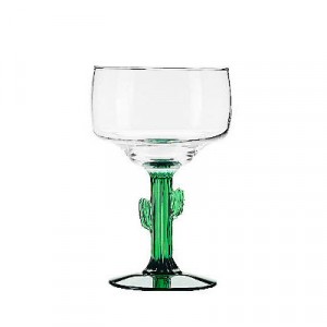 Cactus Margarita Glasses, 12oz, 6 1/8" Tall