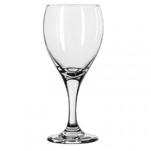 Teardrop Glass Stemware, Goblet, 12oz, 7 1/4" Tall