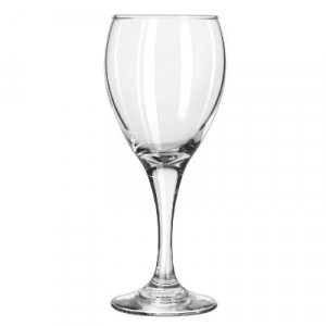 Teardrop Glass Stemware, White Wine, 8.5oz, 7 1/8" Tall