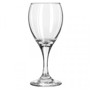 Teardrop Glass Stemware, White Wine, 6.5oz, 6 1/4" Tall