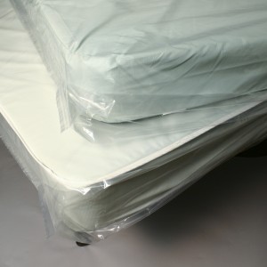 Bag Poly Gusset 60x12x90 4Mil Pillow-Top Style Mattress - Queen 25/RL