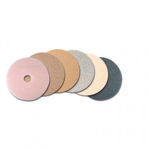 Ultra High-Speed Floor Burnishing Pads 3400, 19-Inch, Tan