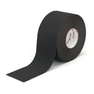 Safety-Walk Slip-Resistant Medium Resilient Tread Rolls, Black, 2w x 60ft.