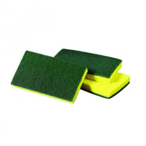 Sponge Medium-Duty Scrubbing #74 3.6 x 6.1 Yellow/Green 20/CS