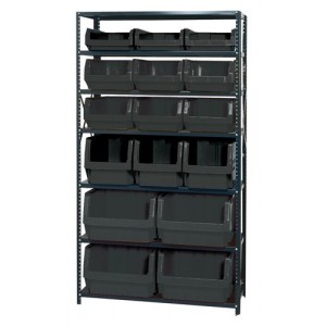 Magnum Bin Unit 18" x 42" x 75" Black