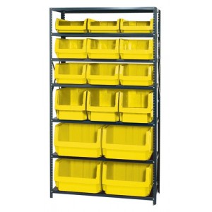 Magnum Bin Unit 18" x 42" x 75" Yellow