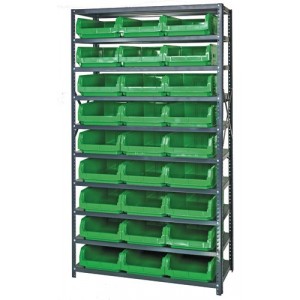 Magnum Bin Unit 18" x 42" x 75" Green