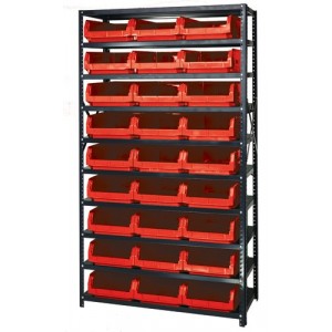 Magnum Bin Unit 18" x 42" x 75" Red