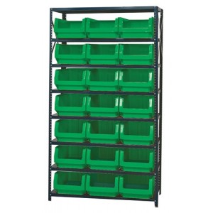 Magnum Bin Unit 18" x 42" x 75" Green