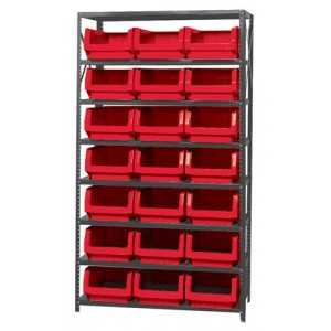 Magnum Bin Unit 18" x 42" x 75" Red