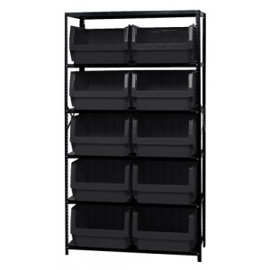 Magnum Bin Unit 18" x 42" x 75" Black