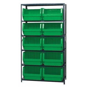 Magnum Bin Unit 18" x 42" x 75" Green