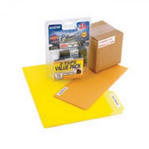 Brother Labeling Tape Type TZ Black on White 3/8"x26'