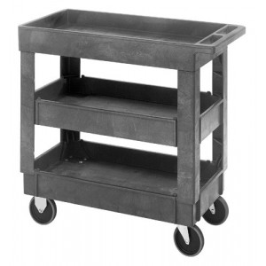 Polymer Mobile Cart 34-1/4" x 17-1/2" x 32-1/2"