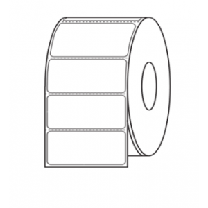 Label Direct Thermal 3x2 1" Core Perm Adhesive 700/RL 12/CS