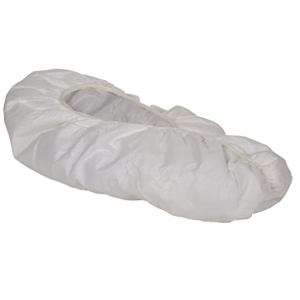 Shoecover Microporous-Coated w/PVC Sole White 100/CS