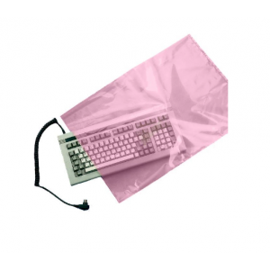 Bag Poly 14x14 4Mil Pink Antistatic Level 100 Cleanroom 500/cs