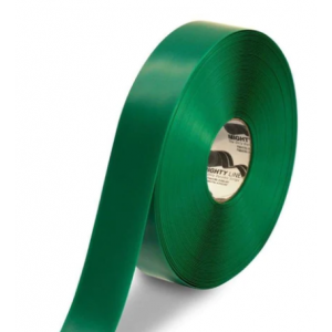 Tape Aisle Marking 2x100' Green Heavy Duty 50Mil Mighty Line Beveled