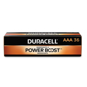 Batteries 'AA' Power Boost Copper Top Alkaline Duracell 36/BOX