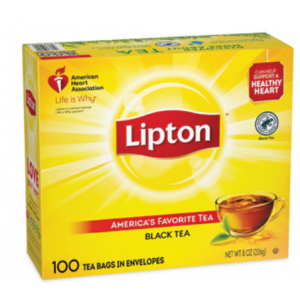 Tea Lipton Black 100/BX