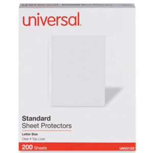 Sheet Protector Top Load Poly 8.5x11 Clear 200/BOX