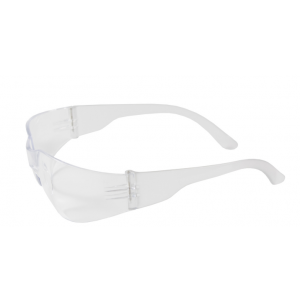 Safety Glasses Rimless Clear Wrap Lens&Temple 12/BX 12/CS