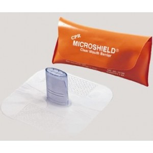 Mask CPR MDI Microshield in pouch 50/CS