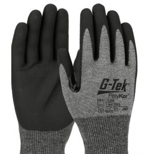 Glove Seamless Knit Medium PolyKor G-Tek Blended With Nitrile Coating