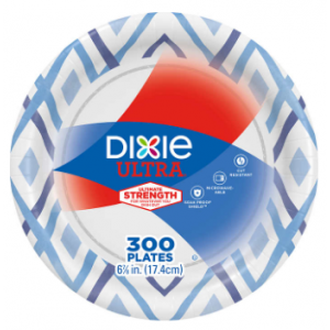 Plates Paper Dixie Ultra 6.875" 300/PK