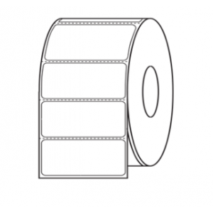 Label Direct Thermal 2.5x1.5 1" Core 1000/RL 12/CS