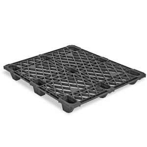 Pallet 48x40x5.5 Pallet Nestable Black 3000# Floor 1200# Fork Capacity