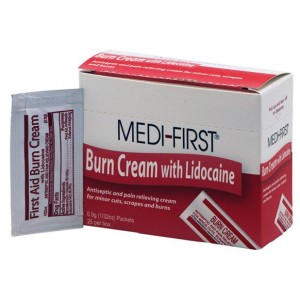 Burn Cream With Lidocaine 0.9Gram 25/Pkg
