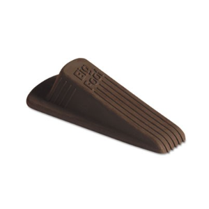 Doorstop 2.25x4.75x1.25 No Slip Wedge Brown