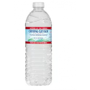Water 16.9oz Crystal Geyser Price Includes CRV (.05 per Bottle)24/CS 84/PLT