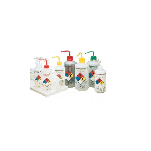 Wash Bottle 500ML Safety Labeled 'Isopropanol' 3/PK