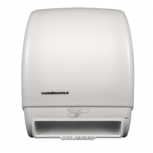 Towel Dispenser Hardwound Electronic Hands Free White