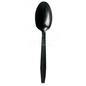 Spoons Heavy Weight Black Polypropylene 10/100/CS