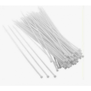 Cable Tie 12" Nylon White 100/PKG