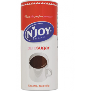 Sugar PureCane Granulated N'Joy 20 OZ./CN 3/PKG