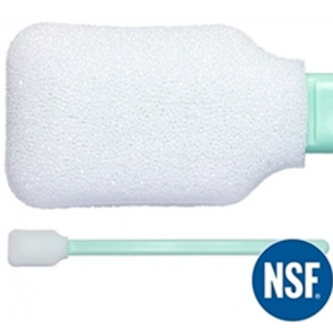 Swab 5.157"x.591" Foam Tip PolypShft Lrg Rectangular 100/PKG 2/BG 10/CS