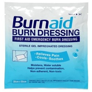 Dressing Burn Burnaid 8x8