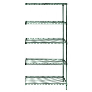 Quantum wire shelving 5-shelf add-on units - proform 12" x 36" x 54"