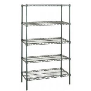 Quantum wire shelving 5-shelf starter units - proform 21" x 36" x 54"